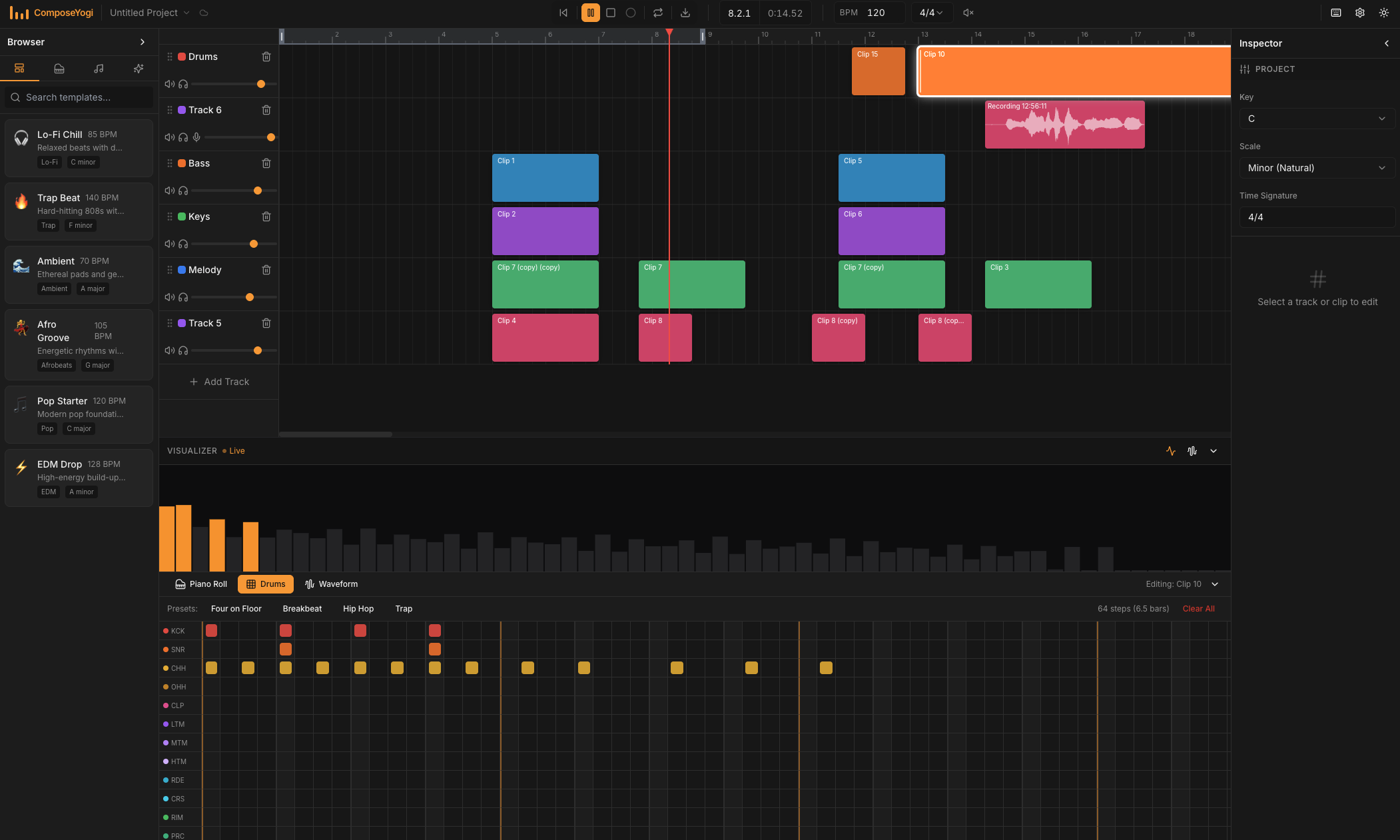 VRSA Studio — Free Online DAW & Beat Maker in Your Browser